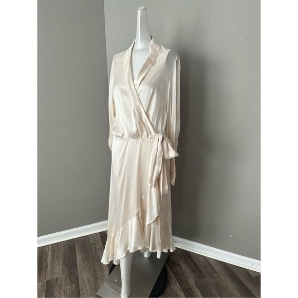NWT Zimmermann Silk Wrap Midi Dress Size US 6 $650 - Picture 6 of 13